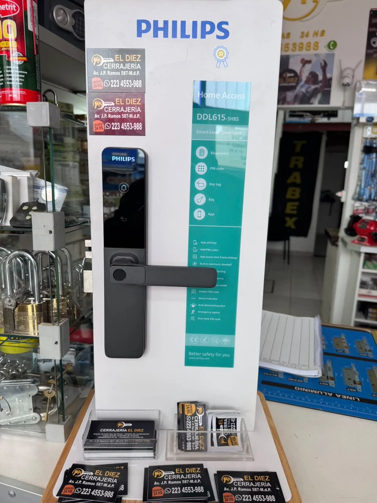 Cerraduras inteligentes Philips, agente oficial en Mar del Plata